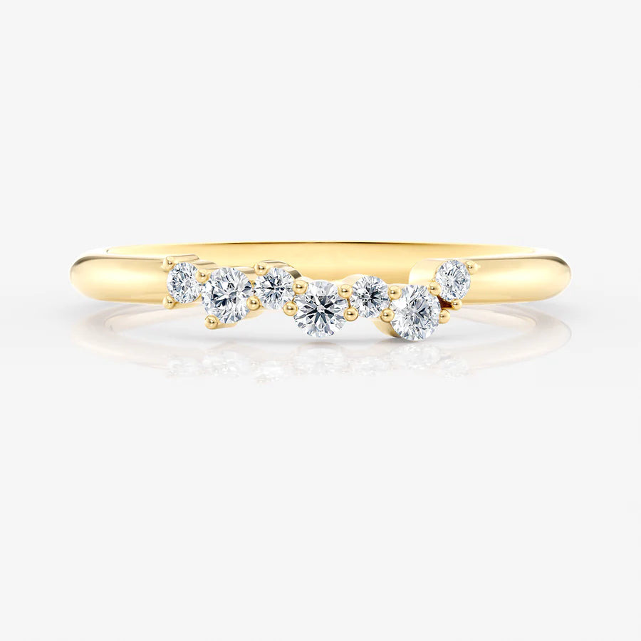 Diamond Cluster Ring in 18K Gold