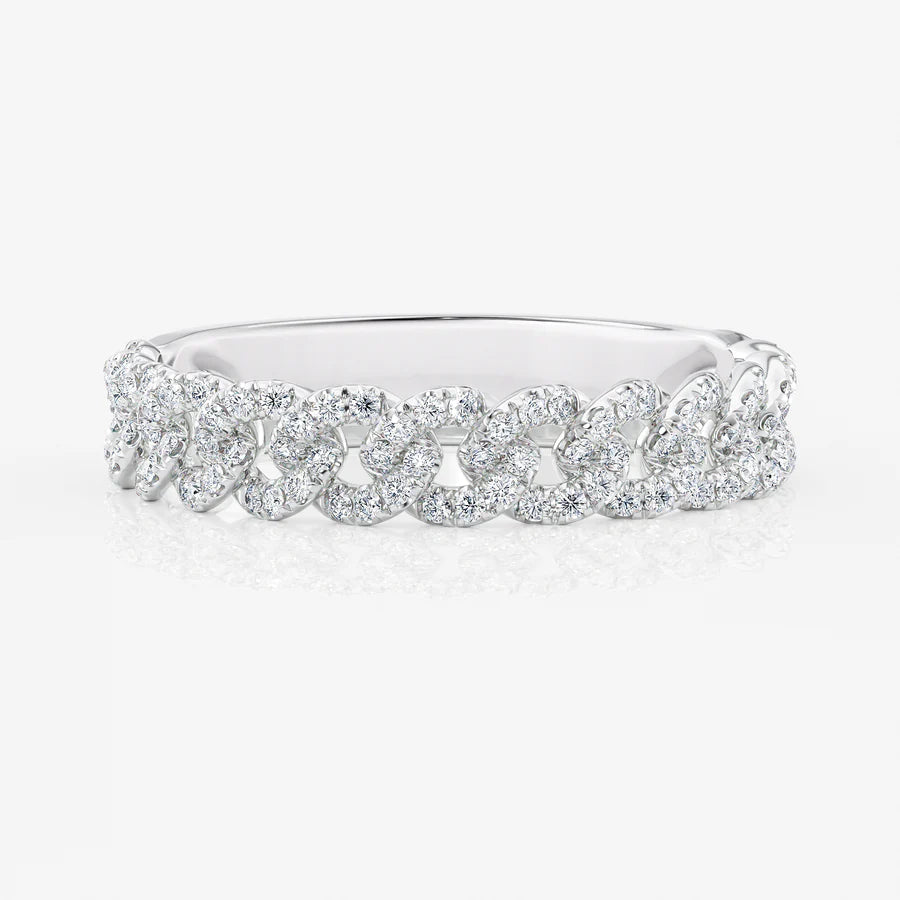 Diamond Cuban Ring