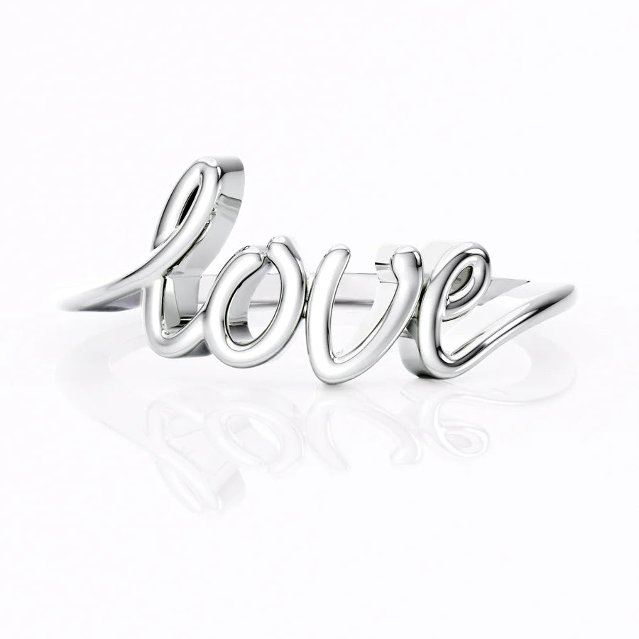 Love Ring in 18K Gold