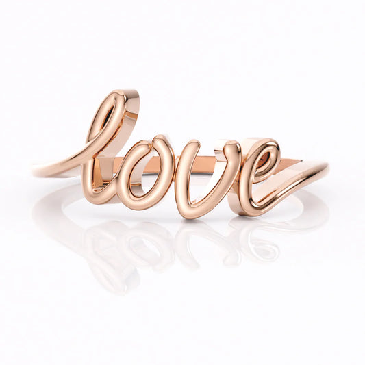 Love Ring in 18K Gold